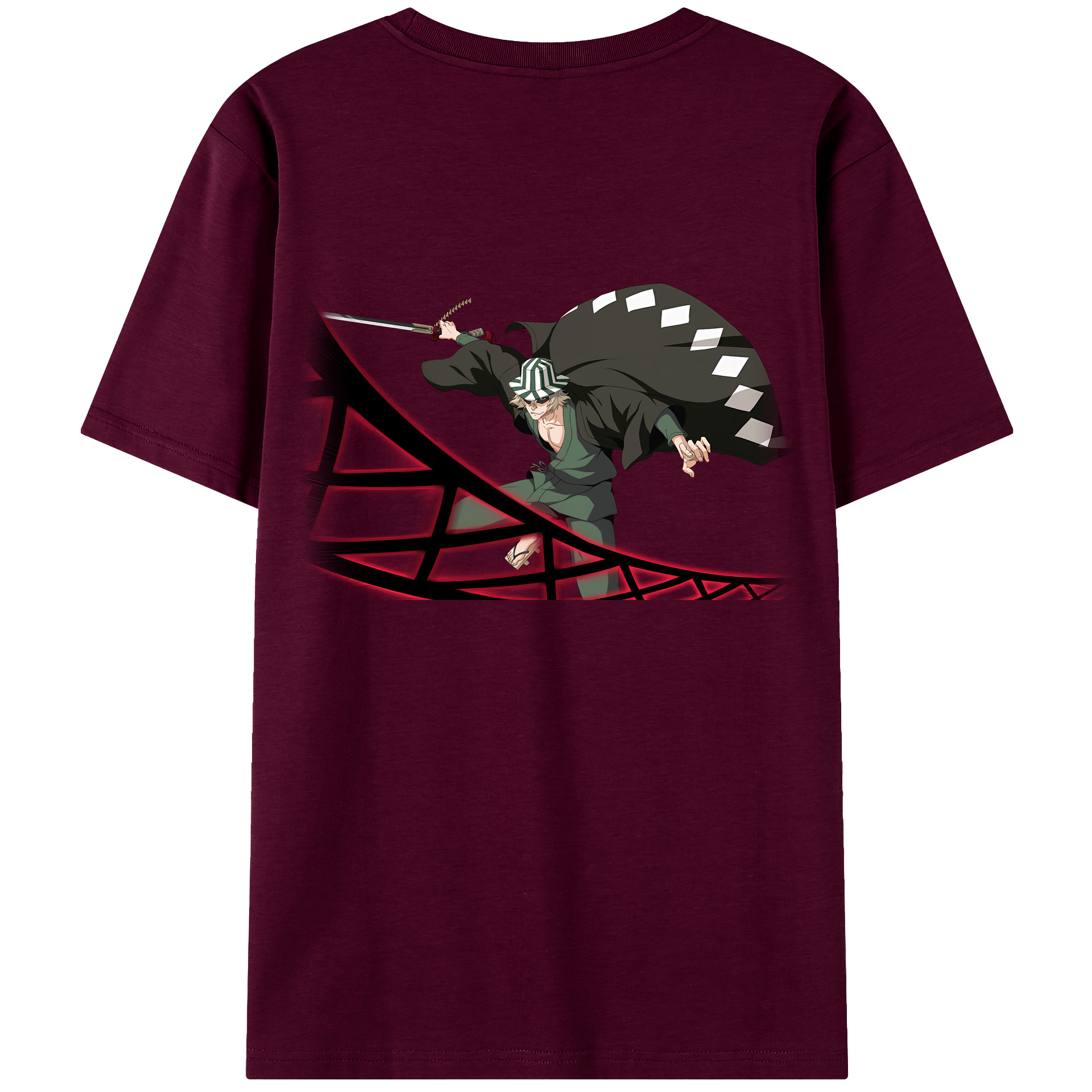 （画像用） "ブリーチ 浦原 喜助（うらはら きすけ） BLEACH Urahara Kisuke " レディース半袖Tシャツ(バックプリント)